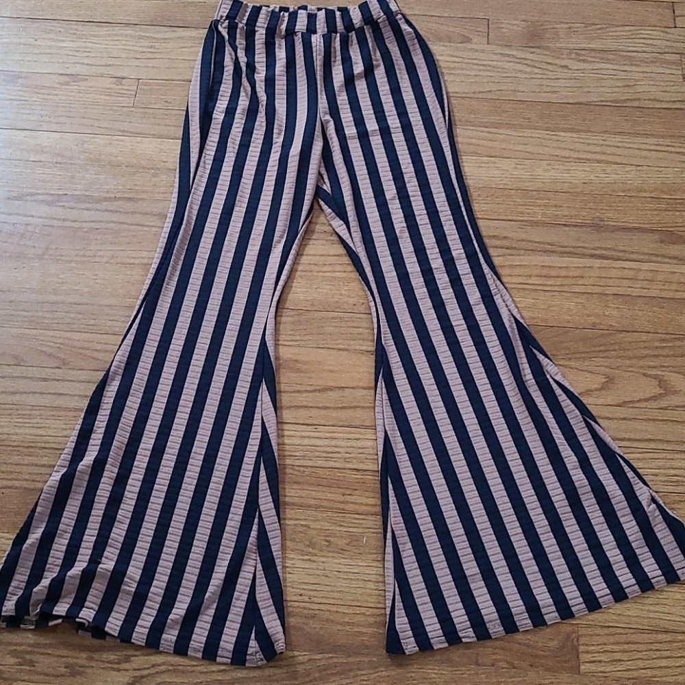 Flared leg pants